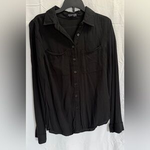 Black Button-Up Shirt
